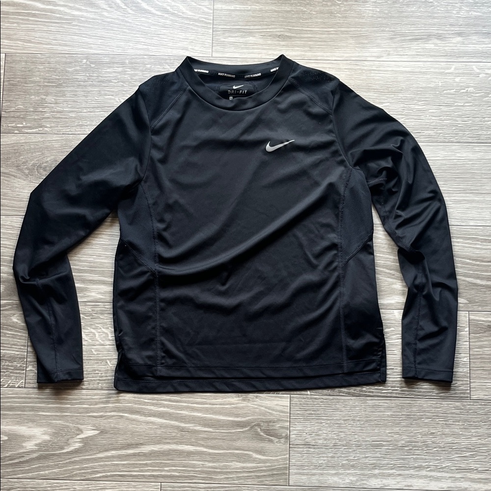 Nike Black Long Sleeve Performance Top